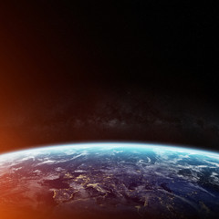Leinwandbilder - View of the planet Earth in space