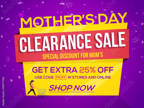 Mother S Day Clearance Sale Poster Banner Or Flyer Buy This