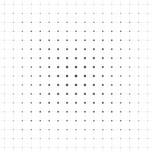 Vector Seamless Pattern Simple Rows Of Gray Dots Connected With