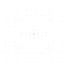 Vector seamless pattern simple rows of gray dots connected with