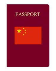 Sticker - Passeport de la Chine