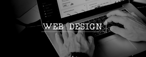 Wall Mural - web design homepage internet layout software concept
