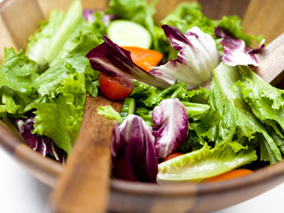 Wall Mural - large bowl of salad