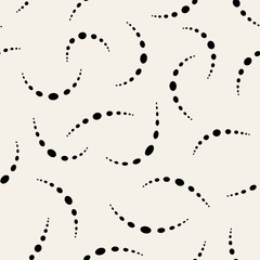 Wall Mural - Beads geometric seamless pattern. Fashion graphic background design. Modern stylish texture. Monochrome template. Can be used for prints, textiles, wrapping, wallpaper, website, blog etc. VECTOR