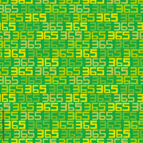 Fotografia, Obraz 365 background. Seamless pattern.Vector.365のパターン