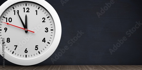 Fotomural Composite image of countdown to midnight on clock
