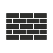 Brick Wall - Vector Icon.