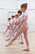 © highwaystarz - Group Of Young Girls In Ballet Dancing Class