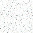 © kollibri - Cute seamless pattern or texture with colorful polka dots on white background.