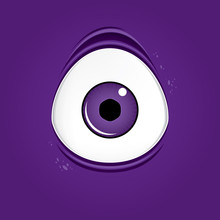 Big Purple Monster Eye
