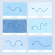 © librebird - Mountains topographic maps. Vector set