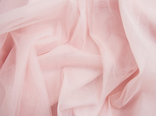 Wall Mural - smooth elegant pink silk