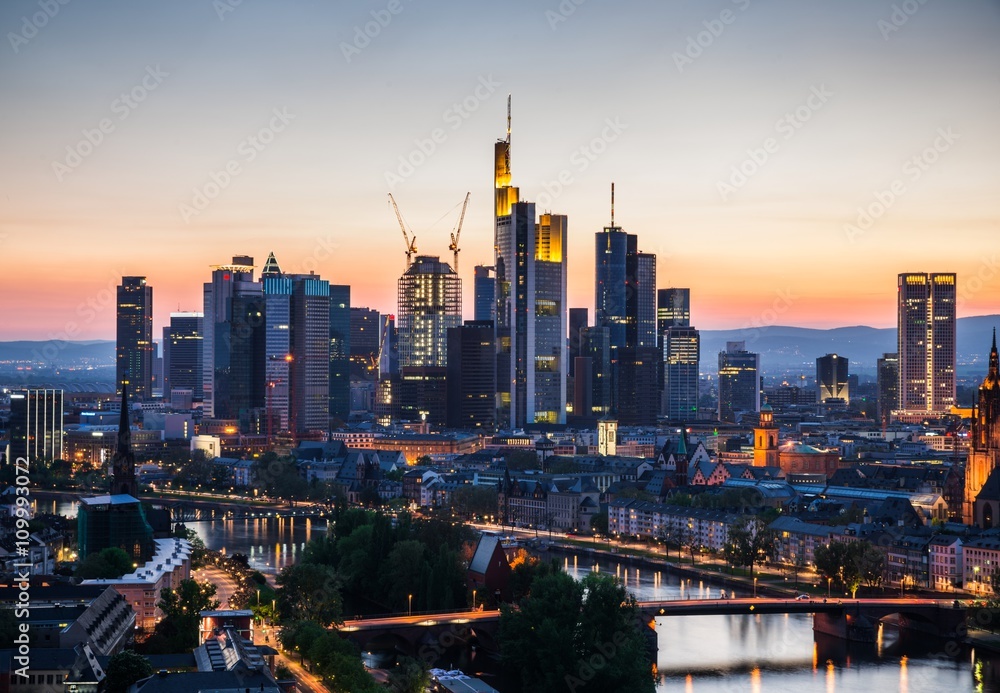 Frankfurt am Main - obrazy, fototapety, plakaty 