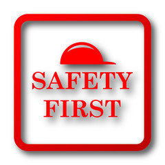 Wall Mural - Safety first icon