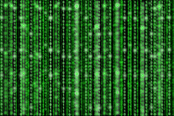 Green digital background