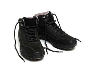 Black man's boots