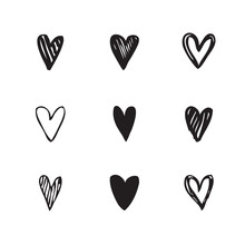 Hearts - Freehand Drawings