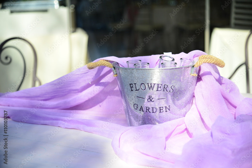 Garden Party Celebration Decorating Ideas In Purple Yellow Wall