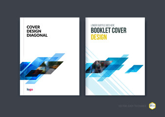 Wall Mural - Abstract cover design, business brochure template layout, report