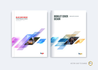 Wall Mural - Abstract cover design, business brochure template layout, report