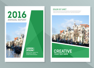 Vector annual report design templates. Business brochure, flyer and cover design layout template