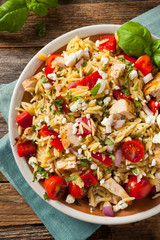 Wall Mural - Homemade Chicken Orzo Salad