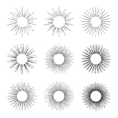 Sunburst Vector Set