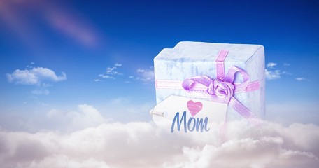 Wall Mural - Composite image of mothers day greeting