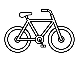 Bike outline illustration