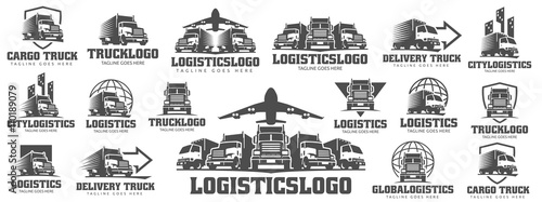set of truck logo