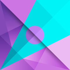 Wall Mural - Abstract geometric background. Colorful vector illustration.