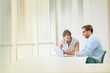 © goodluz - Business partners working on project, copyspace