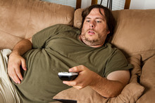 Fat Lazy Guy On The Couch