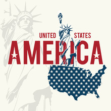 USA Design Over White Background. Vector Illustration.