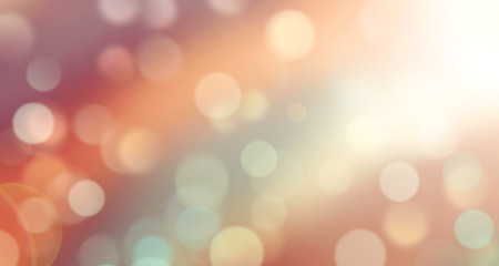abstract warm colors bokeh defocused blur background illustratio