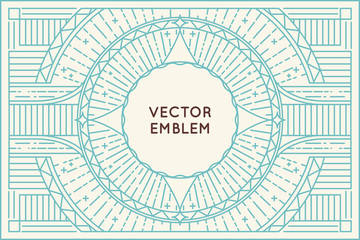 Aufkleber - Vector poster design template and greeting card with copy space
