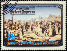 ビンテージ オリエント急行ポスター 無料画像 - Public Domain