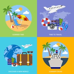 Wall Mural - World Of Tourism Concept