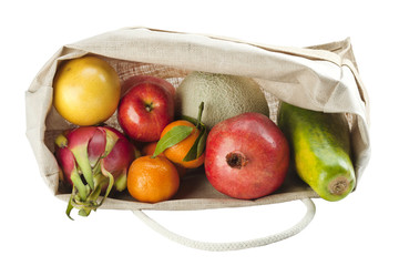 Wall Mural - sack of vegetables and fruits