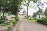 Fototapeta Miasto - town cemetery