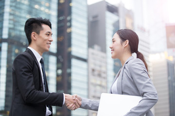 Canvas Print - Business people team