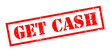 © cone88 - get cash red stamp on white background
