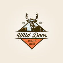 Vintage Wild Nature Label And Logo Template