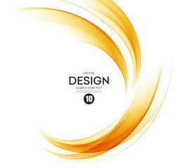 abstract color wave design element
