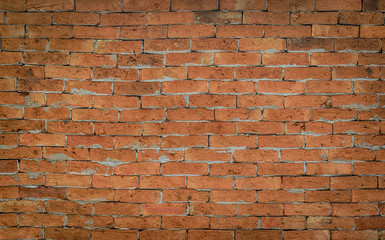  texture of red brick wall