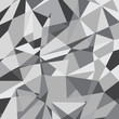 Black and White gradient abstract polygon background