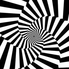 Aufkleber - Abstract spirally stripes background