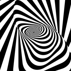 Aufkleber - Abstract spirally stripes background
