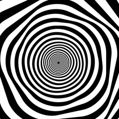 Aufkleber - Abstract spirally stripes background