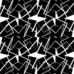 Fototapete - Mosaic of random, scattered lines.